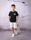 Cool Kid Set – Black × Off - White - Bubbles Kids WearAll