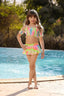 kids bikini yellow - Bubbles Kids WearAll