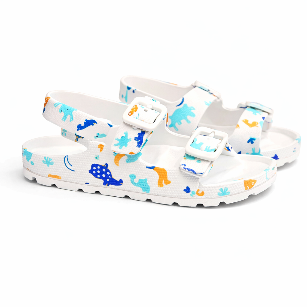 sandals white