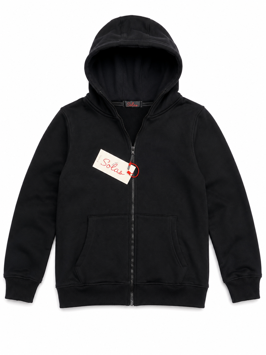Black Kids Zip Hoodie
