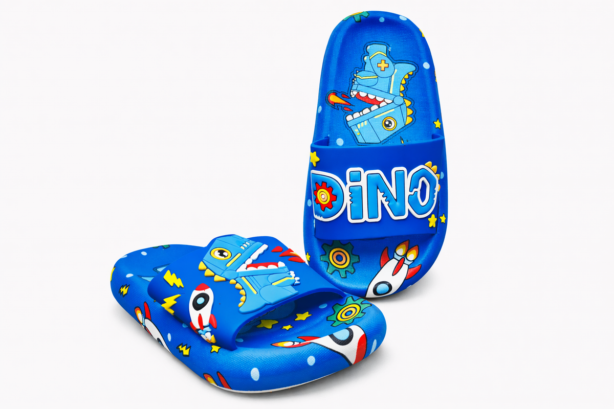 Dino blue SLIPPER Main image