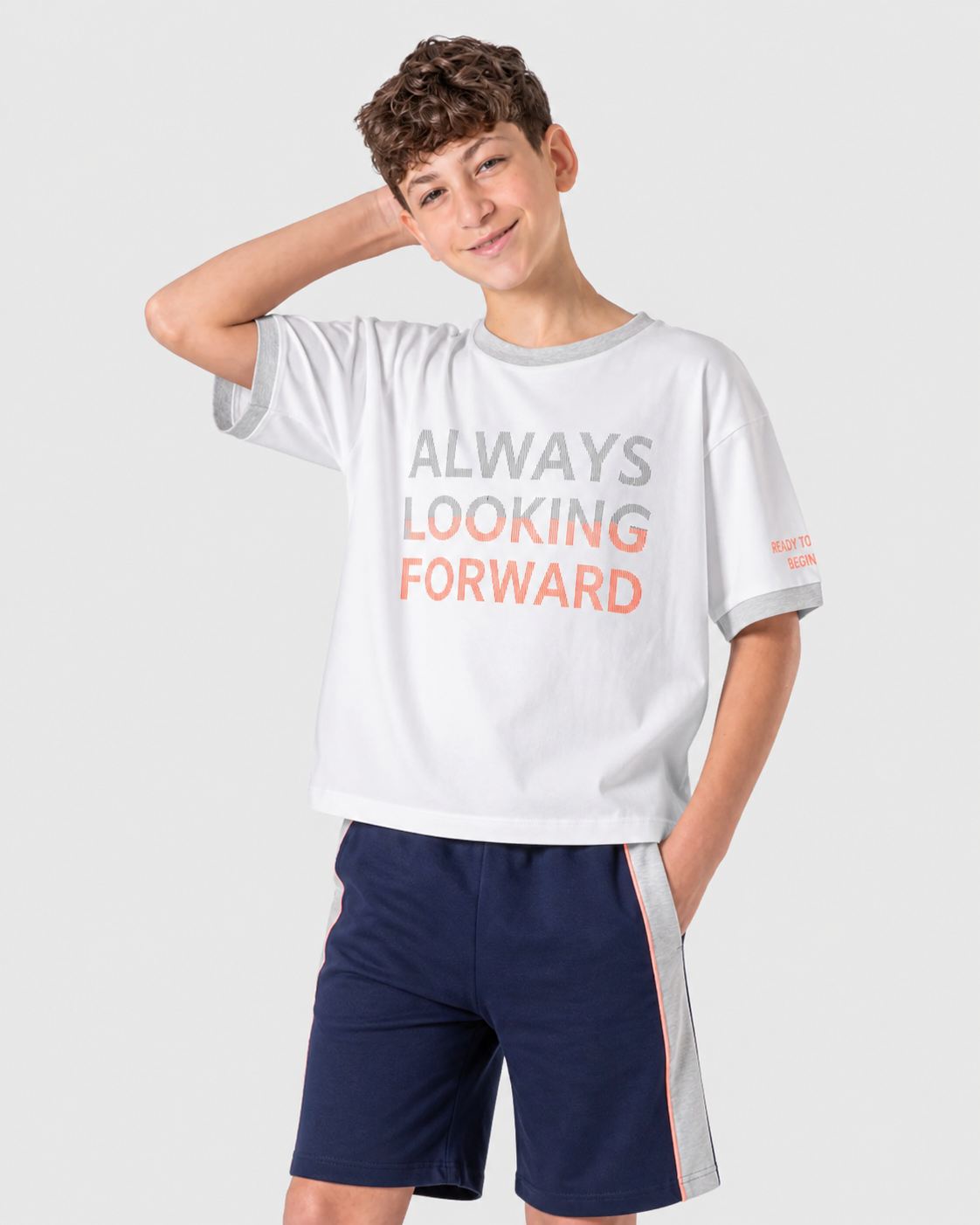 LOOKING FORWARD WHITE  PYJAMA