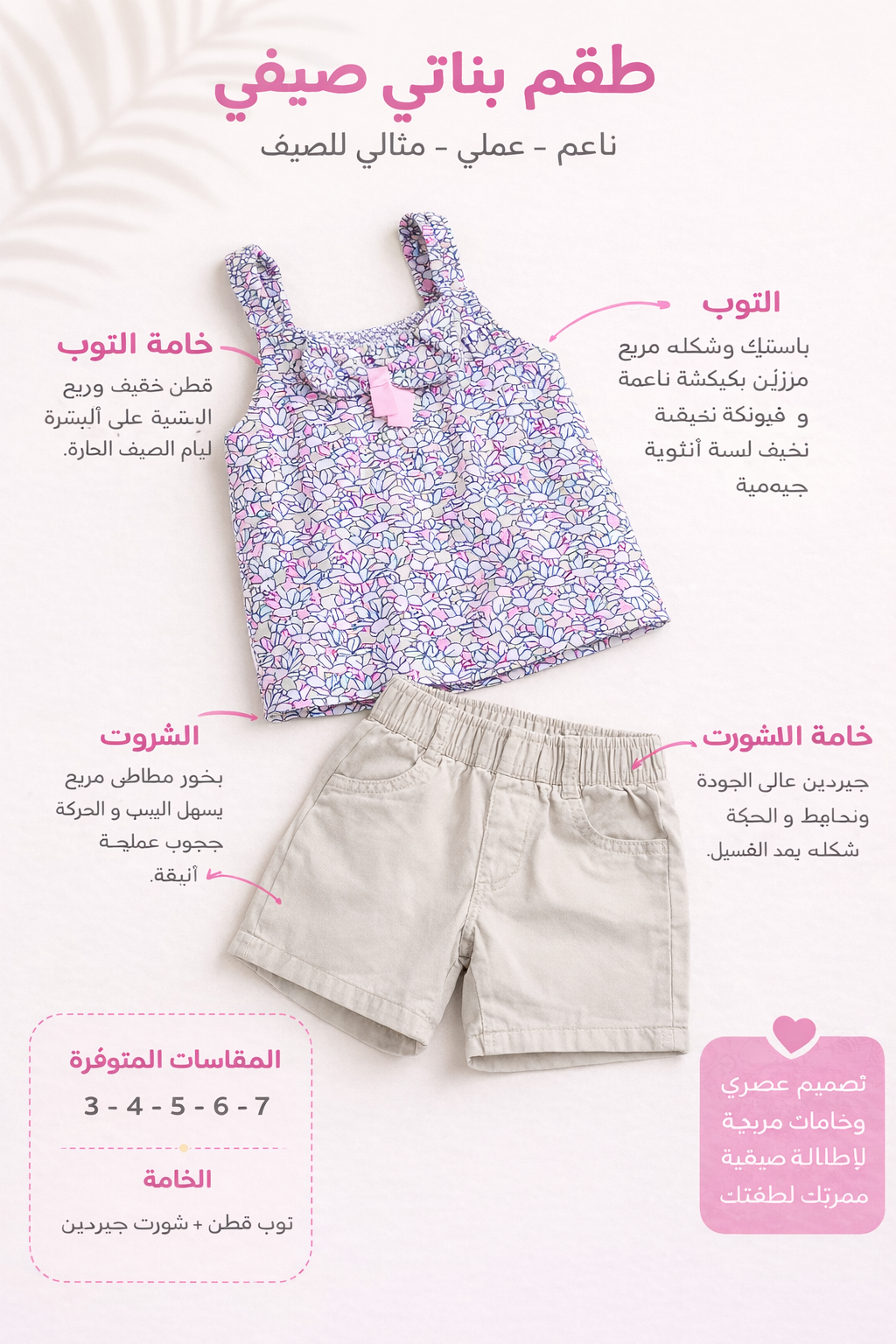 Blouse set rose Secondary image