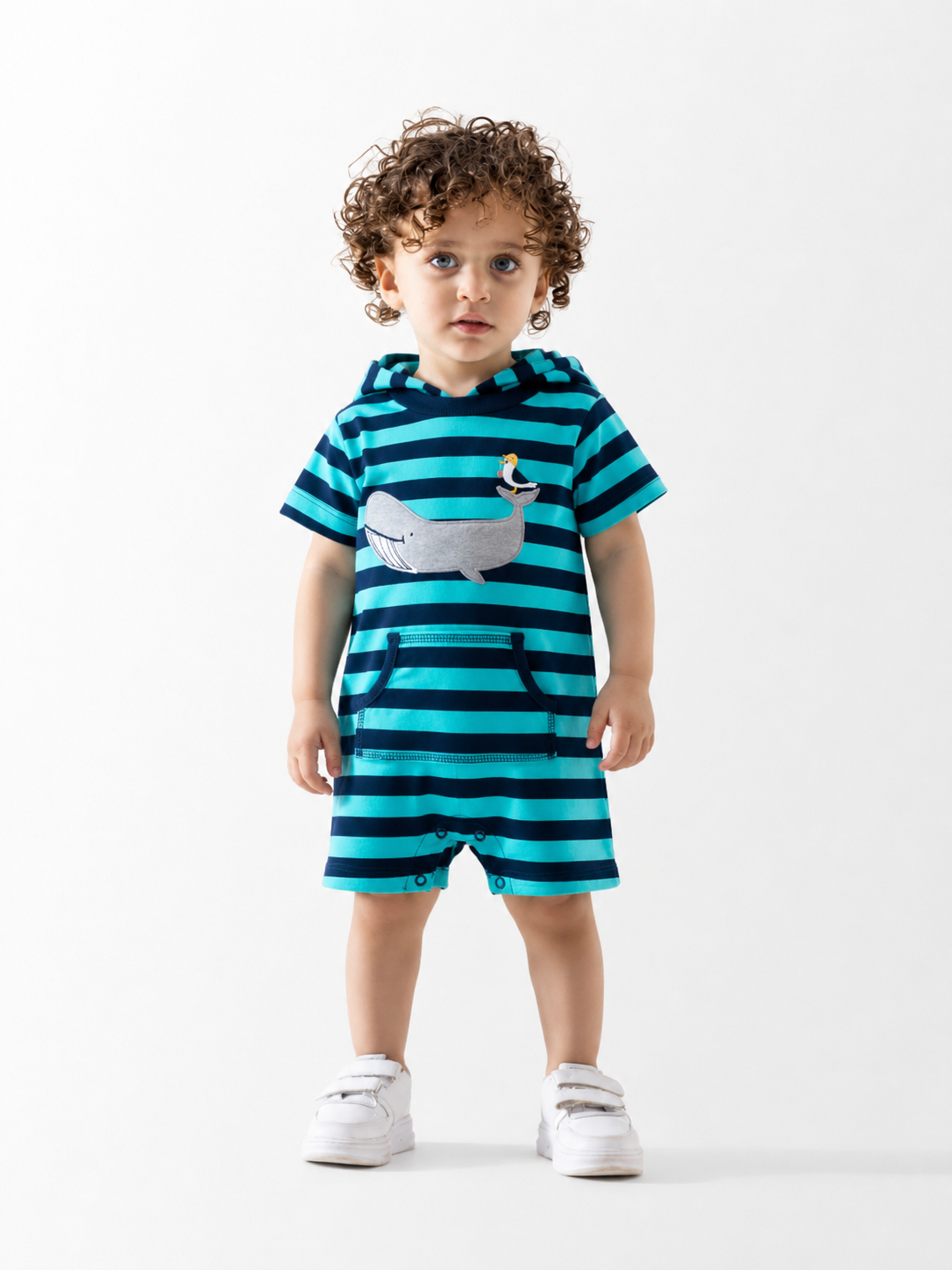 Whale romper Main image
