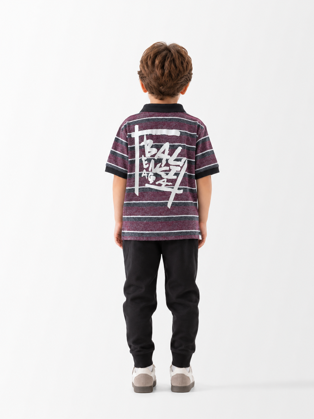 Stripe Polo grey Secondary image