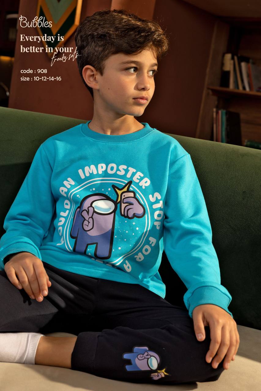 Among Us Pyjama – بيجامة أمانج أس - Bubbles Kids WearAutumn Pajama