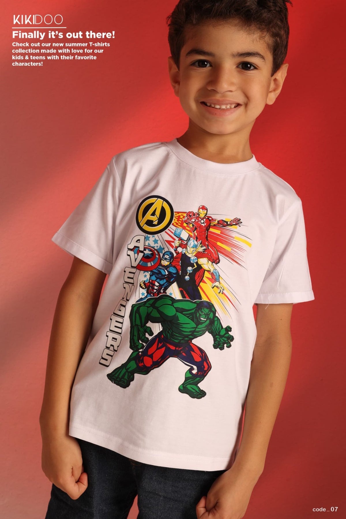 avengers t-shirt - Bubbles Kids WearAll Main image