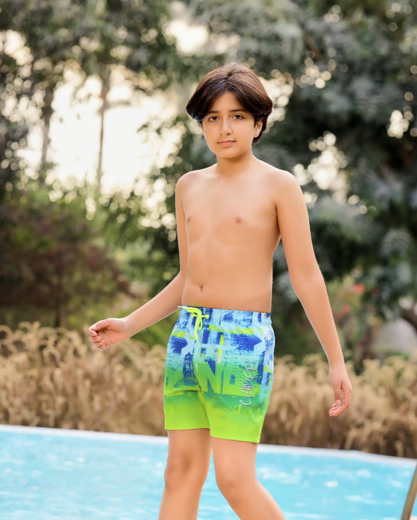 Boys' New Wave Swim Shorts - Bubbles Kids WearAll