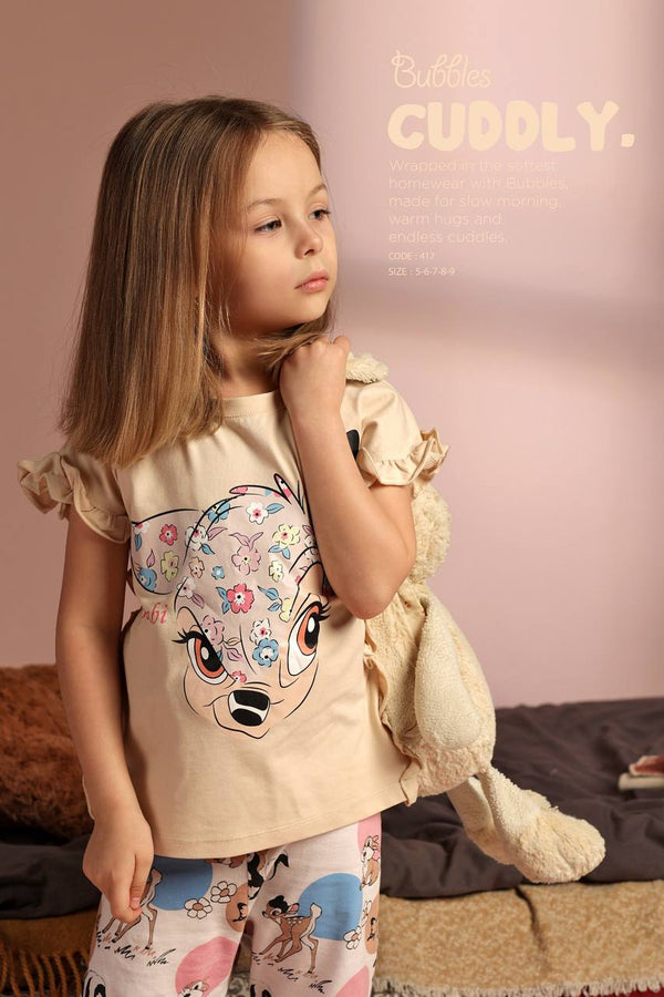 deer pyjama - Bubbles Kids WearAll