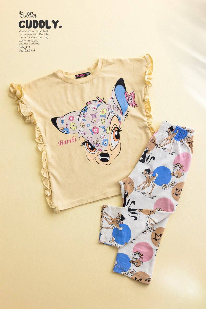 deer pyjama - Bubbles Kids WearAll