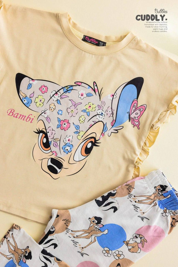 deer pyjama - Bubbles Kids WearAll