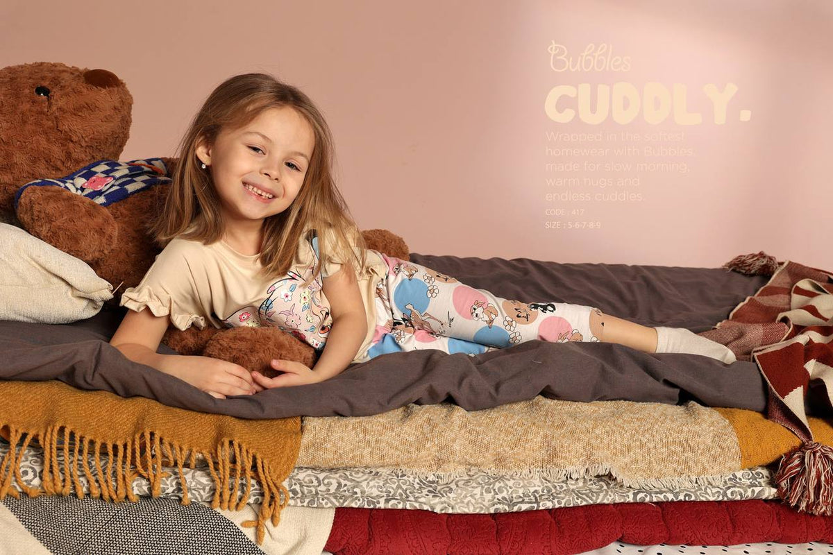 deer pyjama - Bubbles Kids WearAll