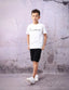 Excellent Kid Set – white× black - Bubbles Kids WearAll