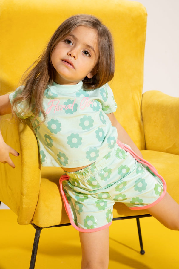 Flower pyjama - Bubbles Kids WearAll
