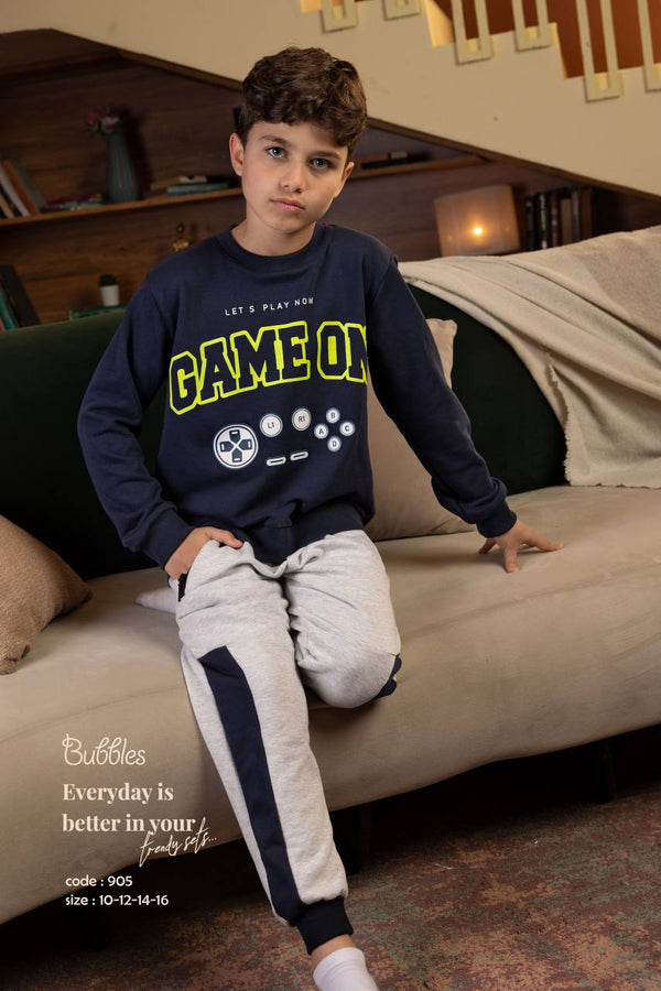 Game On Pyjama – بيجامة جيم أون - Bubbles Kids Wearautumn