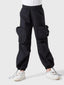 Girls' Cargo Pants with Side Pockets - Bubbles Kids WearAll