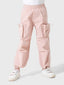 Girls' Cargo Pants with Side Pockets - Bubbles Kids WearAll