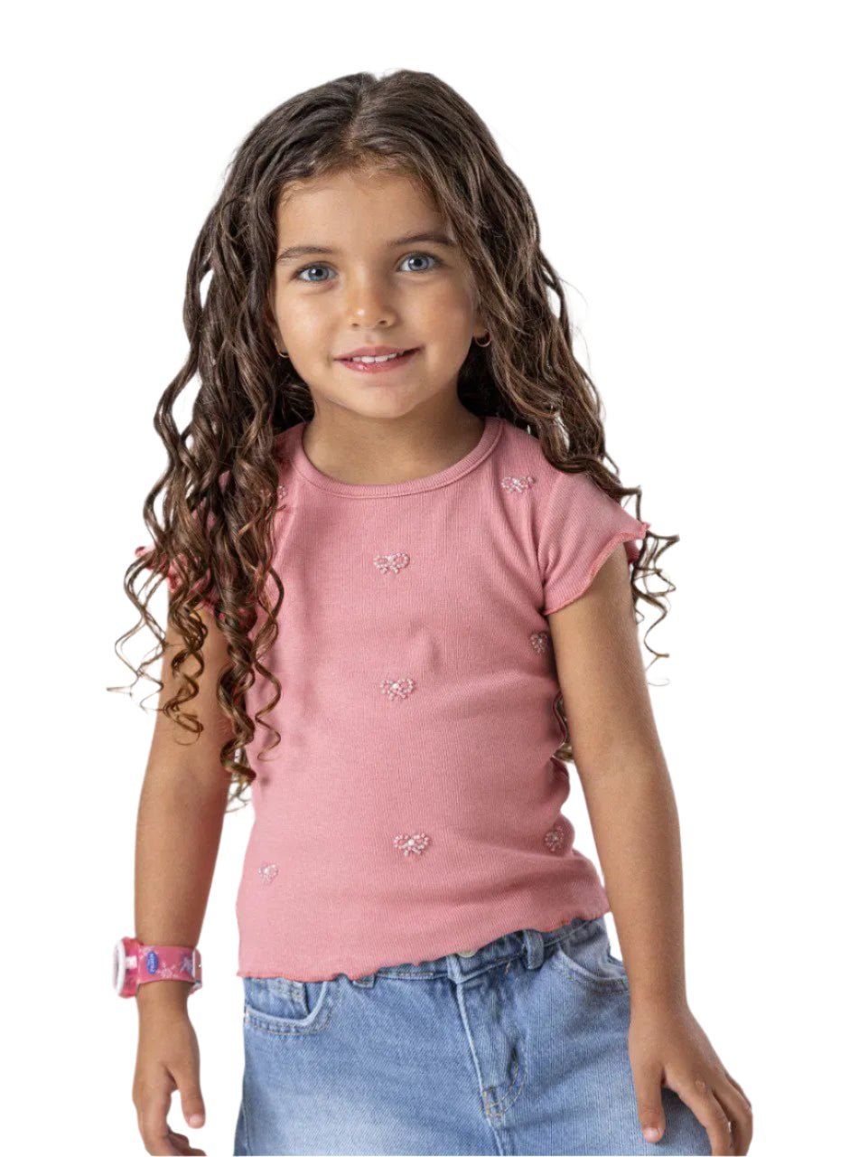Girls Heart Tee T-shirt - Bubbles Kids WearAll Main image