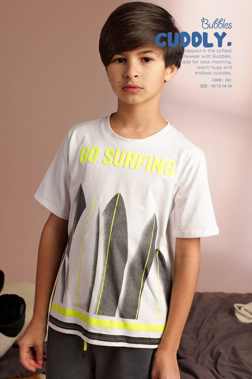 go surfing pyjama - Bubbles Kids WearAll