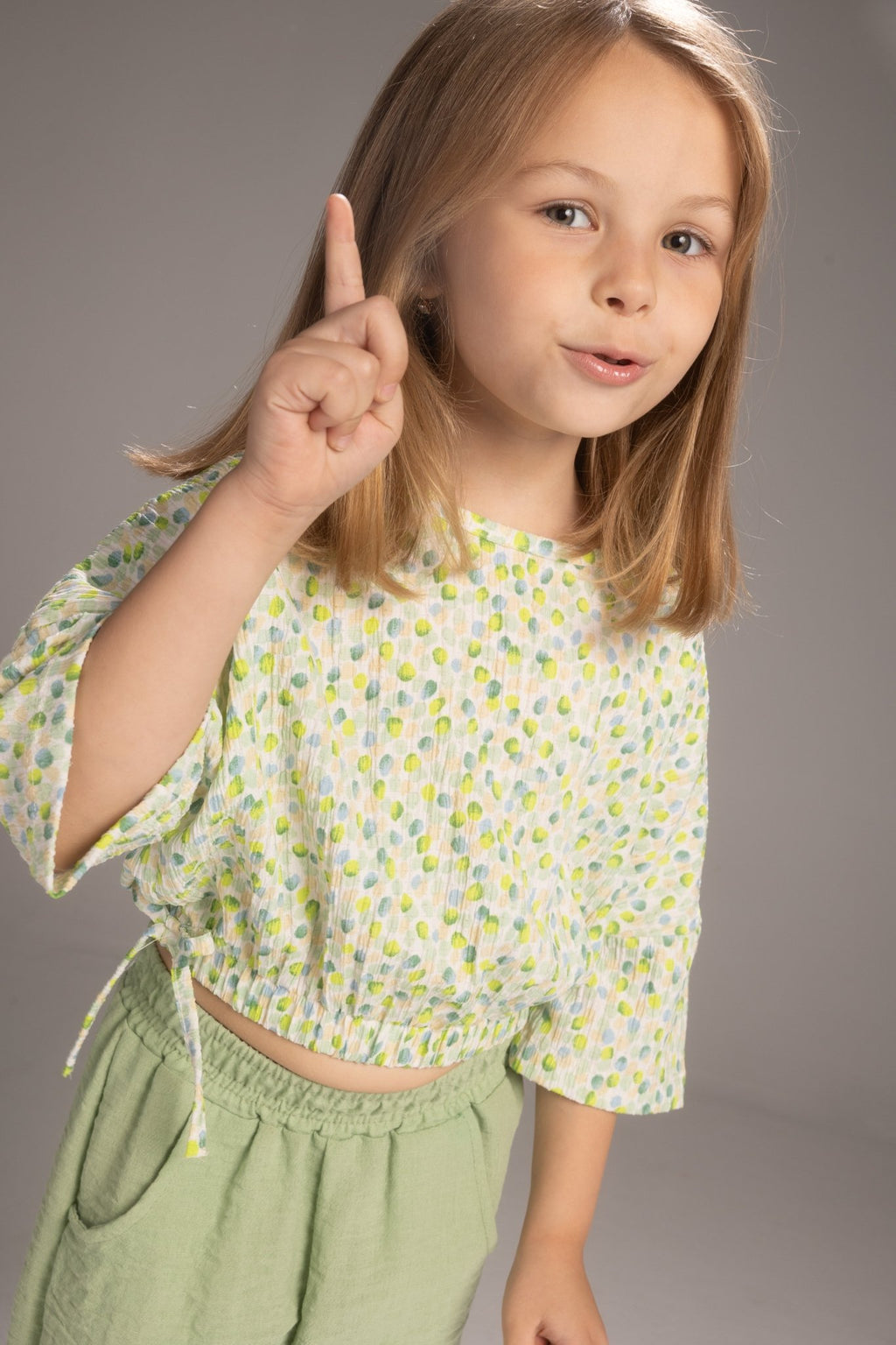 Green whispers set - Bubbles Kids WearAll