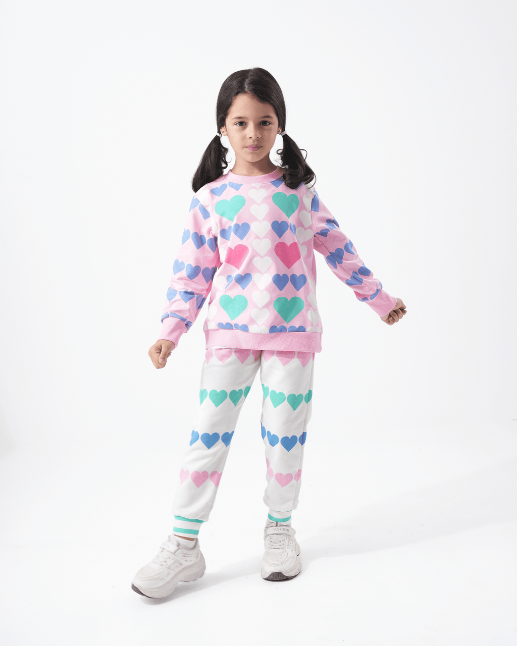 Heart Pyjama – بيجاما قلب - Bubbles Kids WearAutumn Pajama