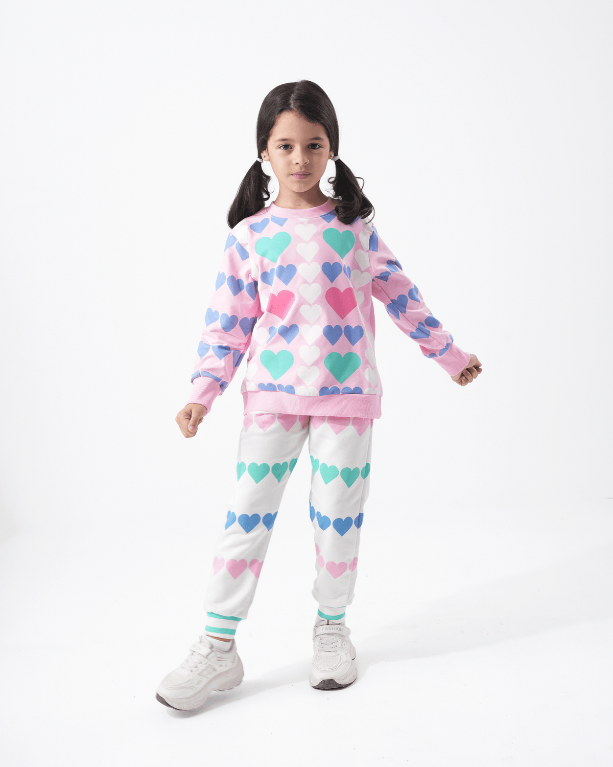 Heart Pyjama – بيجاما قلب - Bubbles Kids WearAutumn Pajama