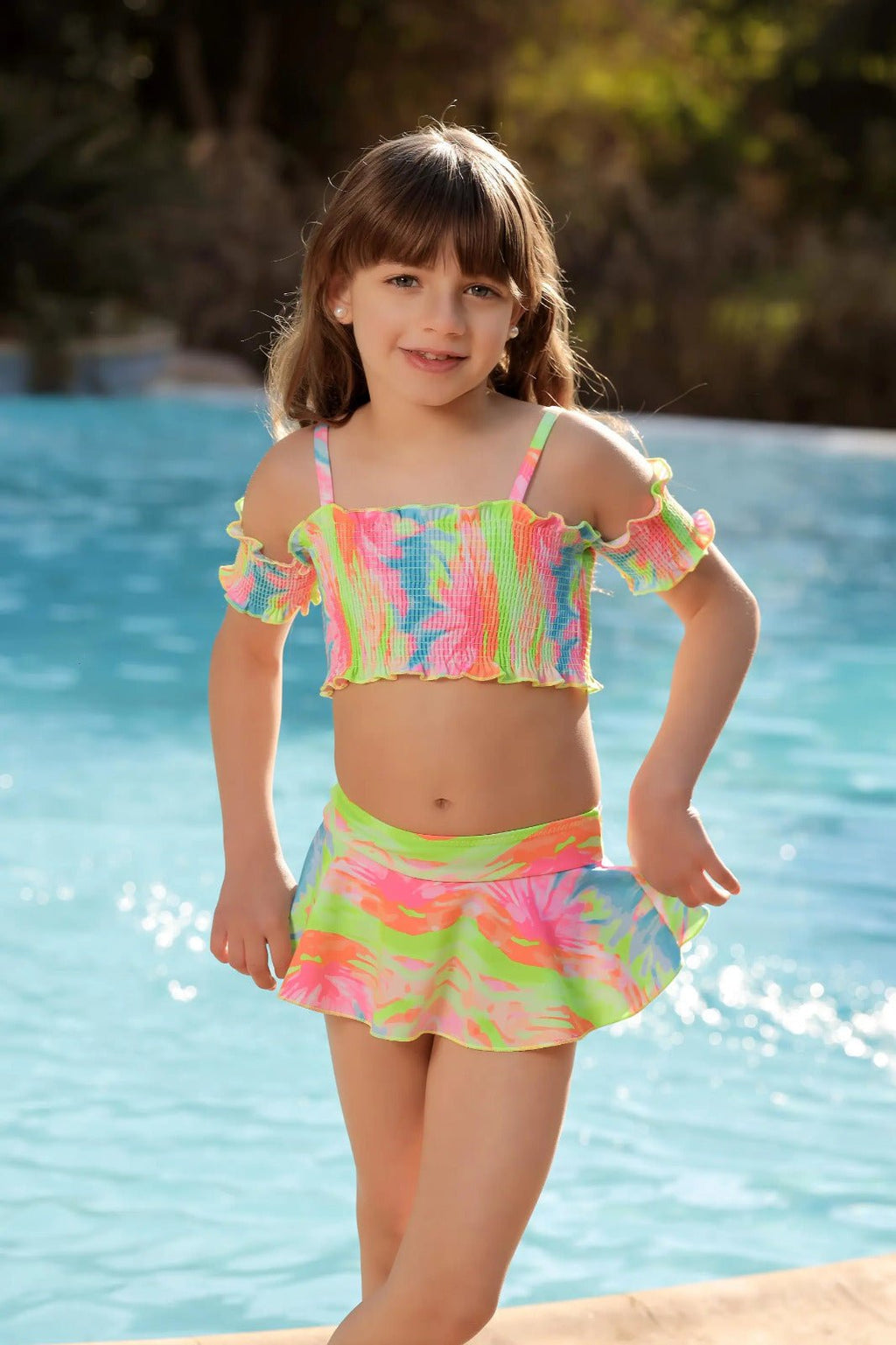 kids bikini yellow - Bubbles Kids WearAll