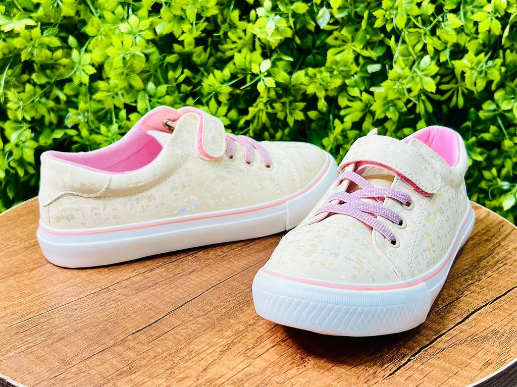 leather shoes bige - Bubbles Kids WearFootwear