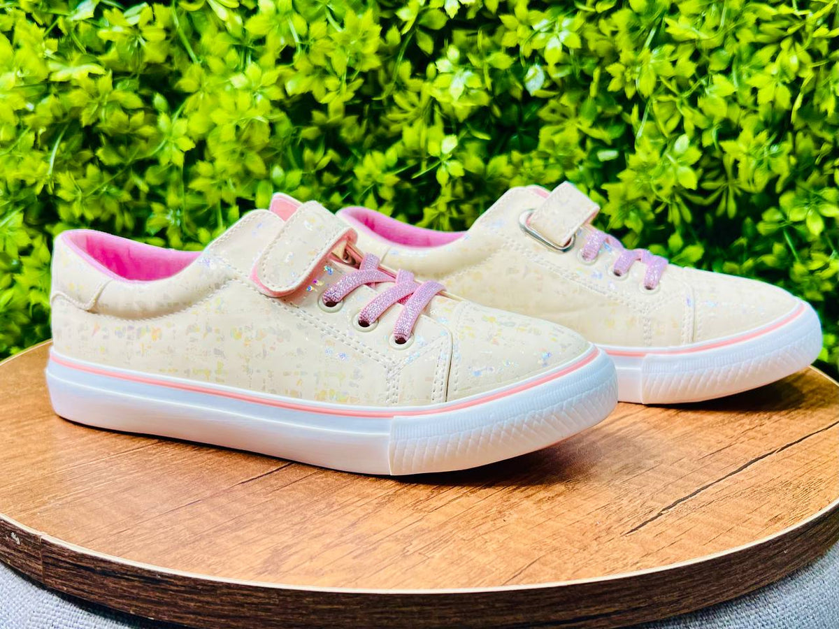 leather shoes bige - Bubbles Kids WearFootwear