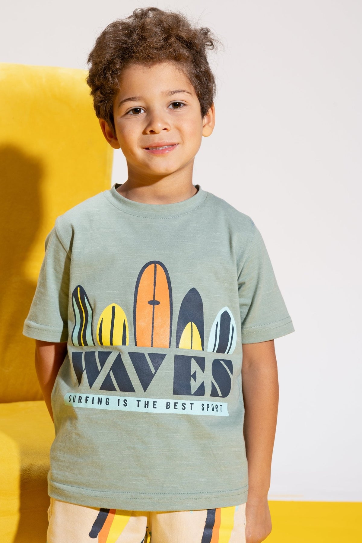 Little Surfer Vibes Set - Bubbles Kids WearAll