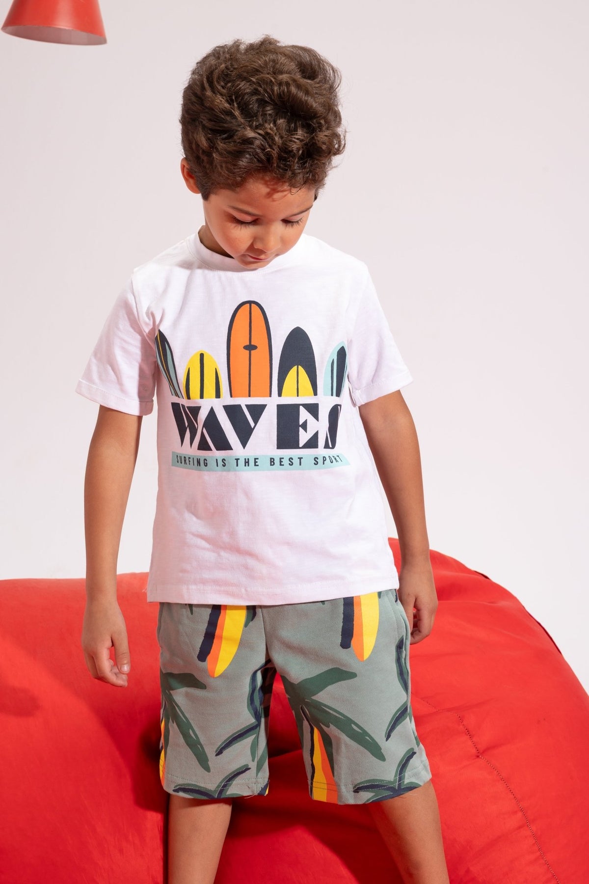 Little Surfer Vibes Set - Bubbles Kids WearAll Main image