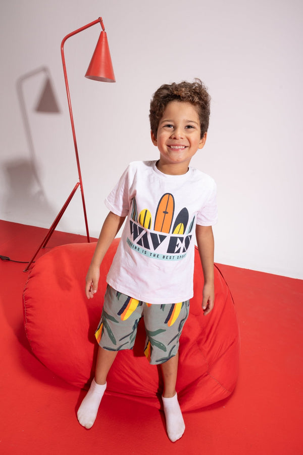 Little Surfer Vibes Set - Bubbles Kids WearAll
