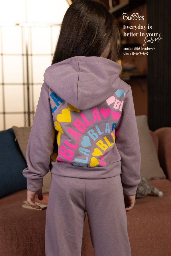 Lovely Heart Pyjama – بيجاما قلب لطيف - Bubbles Kids WearAutumn Pajama