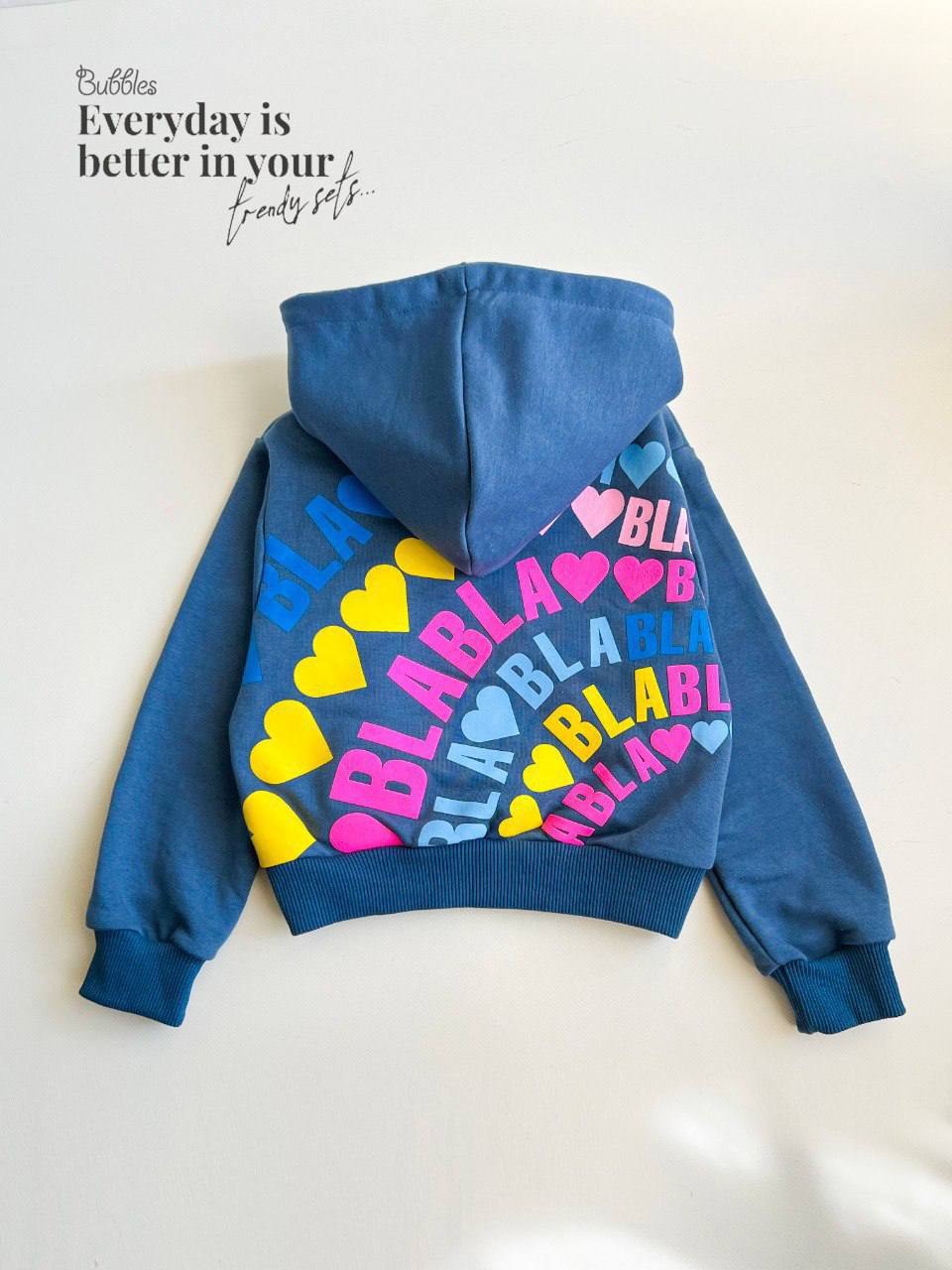 Lovely Heart Pyjama – بيجاما قلب لطيف - Bubbles Kids WearAutumn Pajama