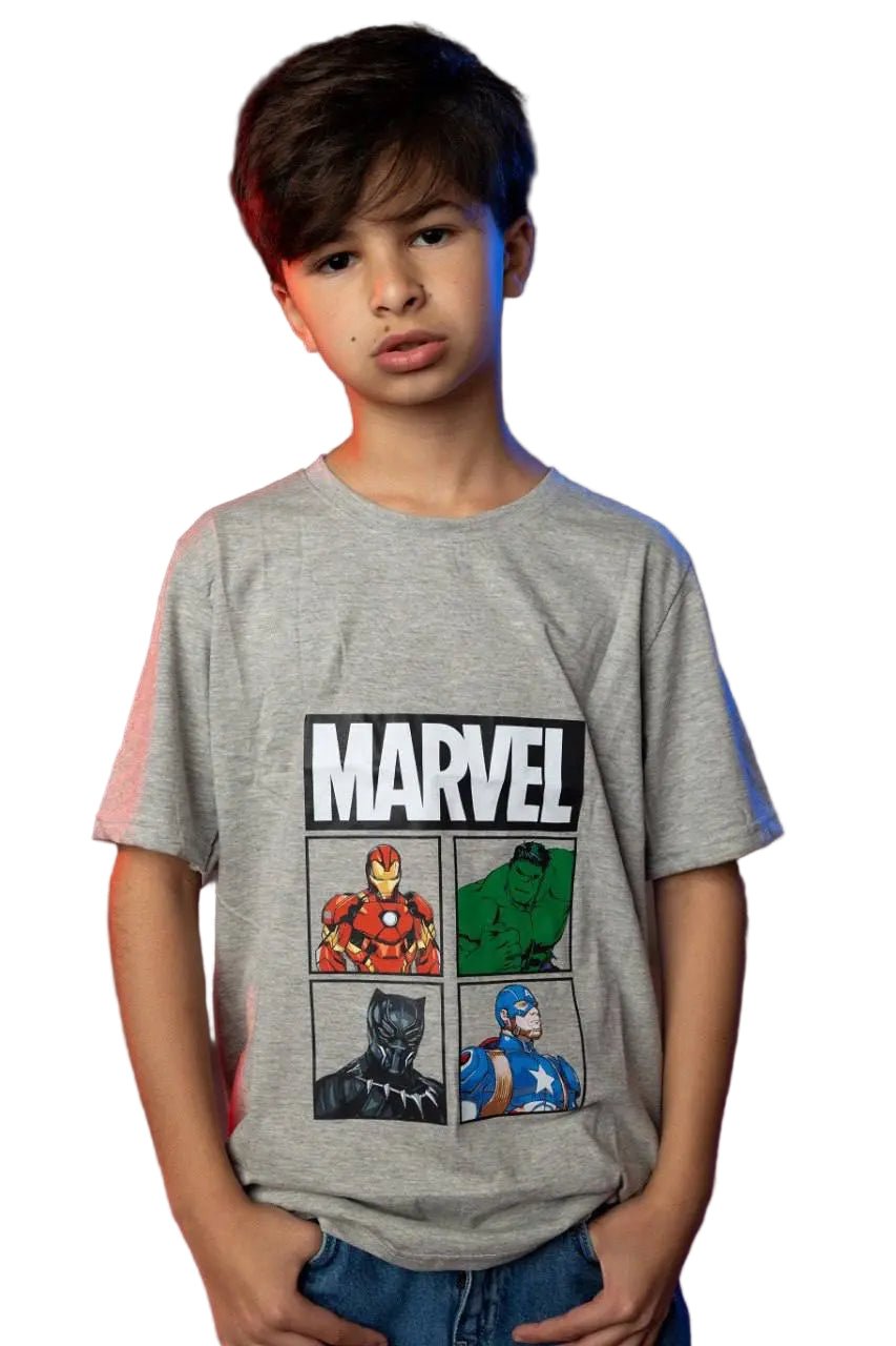 Marvel Heroes Squad T-shirt - Bubbles Kids WearAll Main image