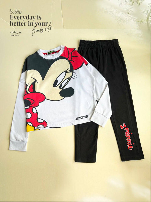 Minnie Mouse Pyjama – بيجاما ميني ماوس - Bubbles Kids Wearautumn