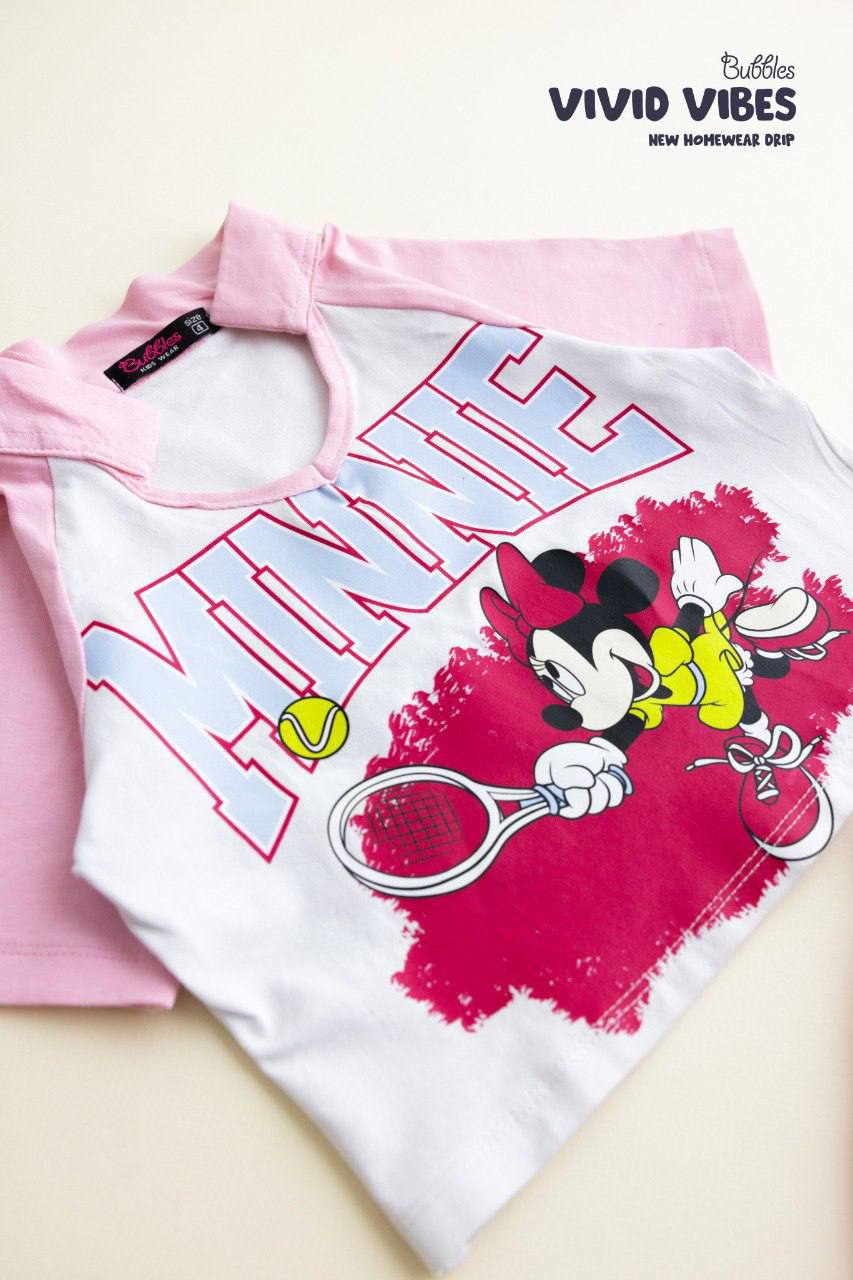 minnie pyjama - Bubbles Kids WearAll