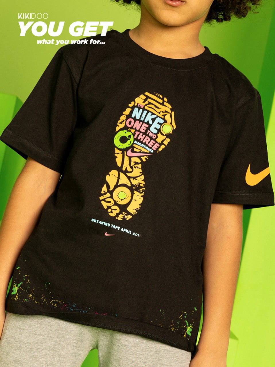 Paint Pop Tee & Solid Knit Shorts Se Secondary image