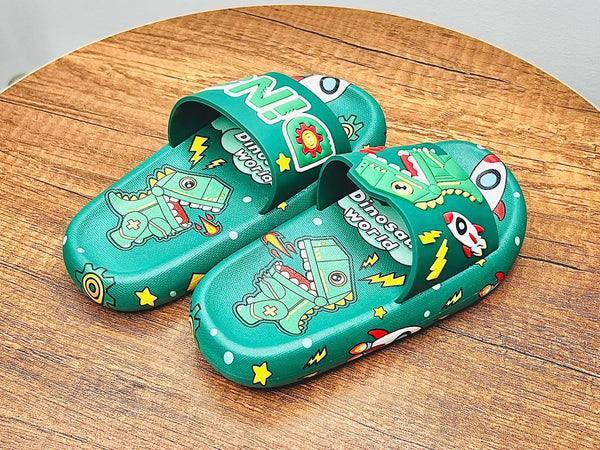 DINO GREEN SLIPPER