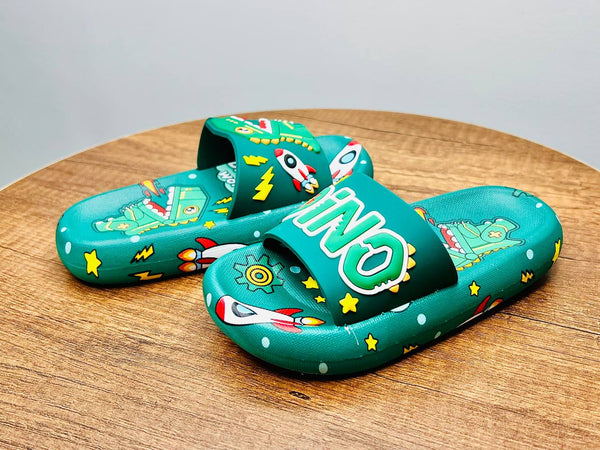 DINO GREEN SLIPPER