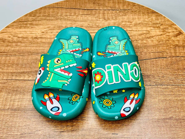 DINO GREEN SLIPPER
