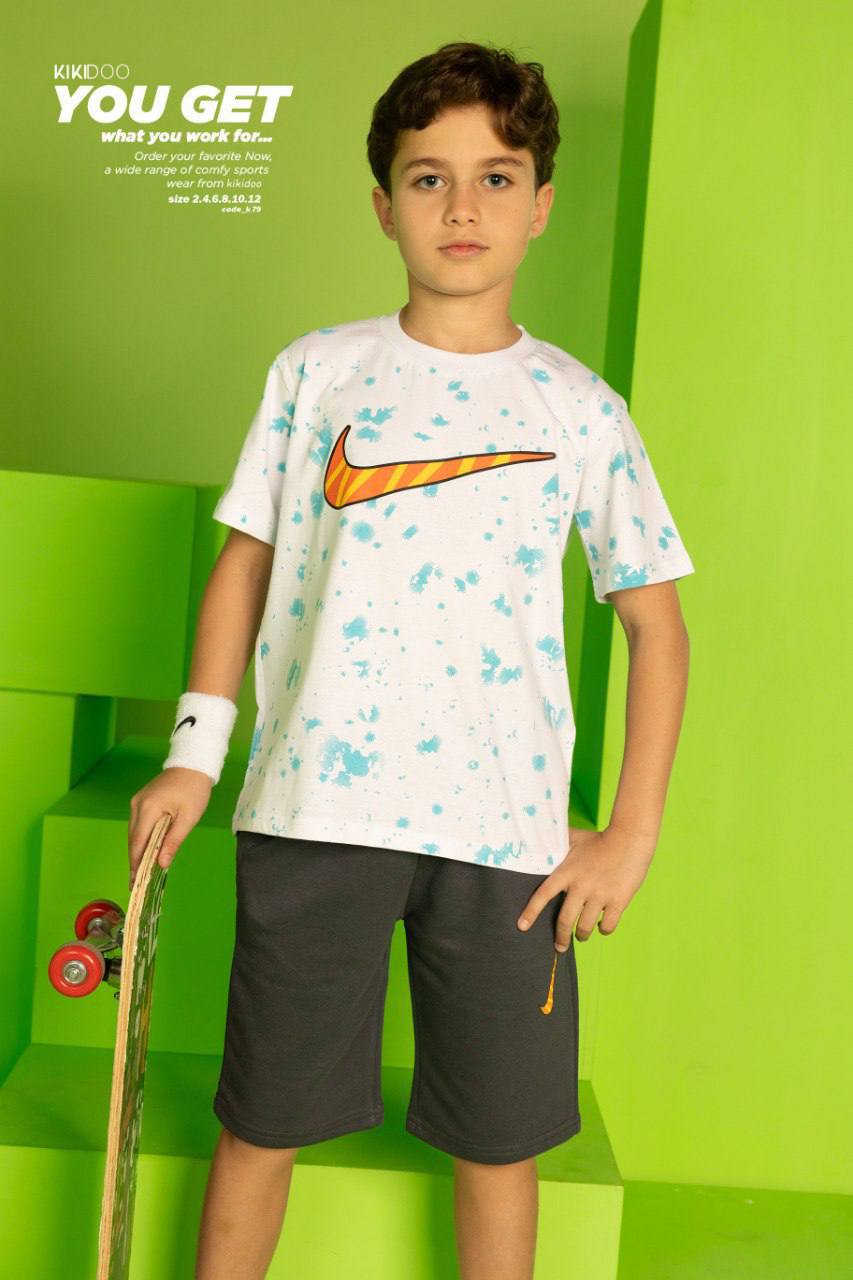 Play Bright Tee & Comfy Mesh Shorts Set - Bubbles Kids WearAll Main image