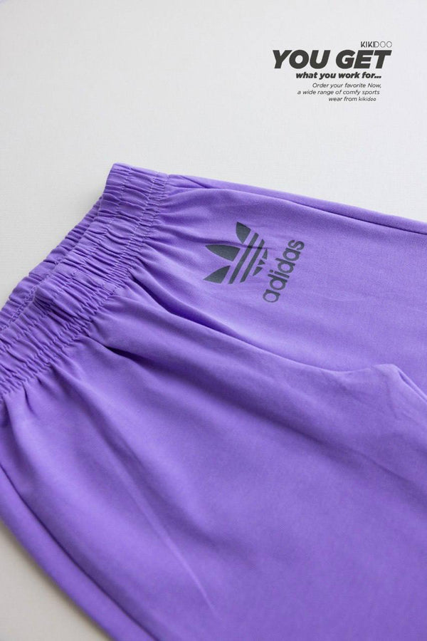 Purple T-Shirt & Lilac Leggings - Bubbles Kids WearAll
