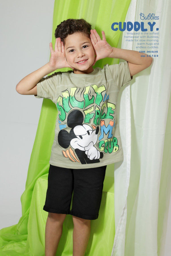 silly face pyjama - Bubbles Kids WearAll