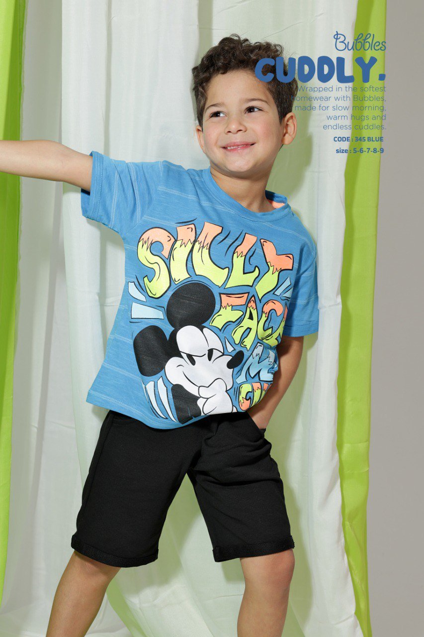 silly face pyjama - Bubbles Kids WearAll