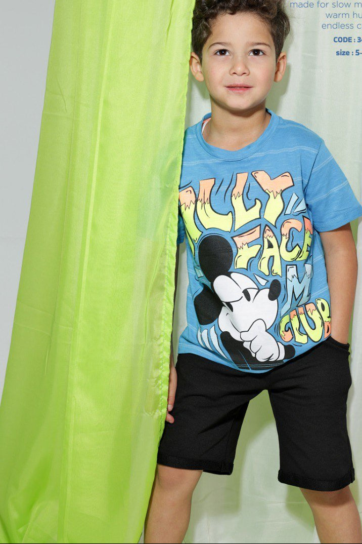 silly face pyjama - Bubbles Kids WearAll