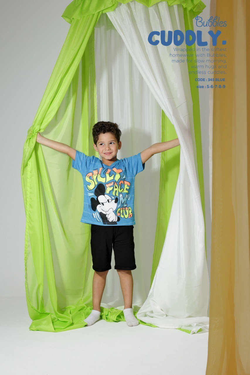 silly face pyjama - Bubbles Kids WearAll