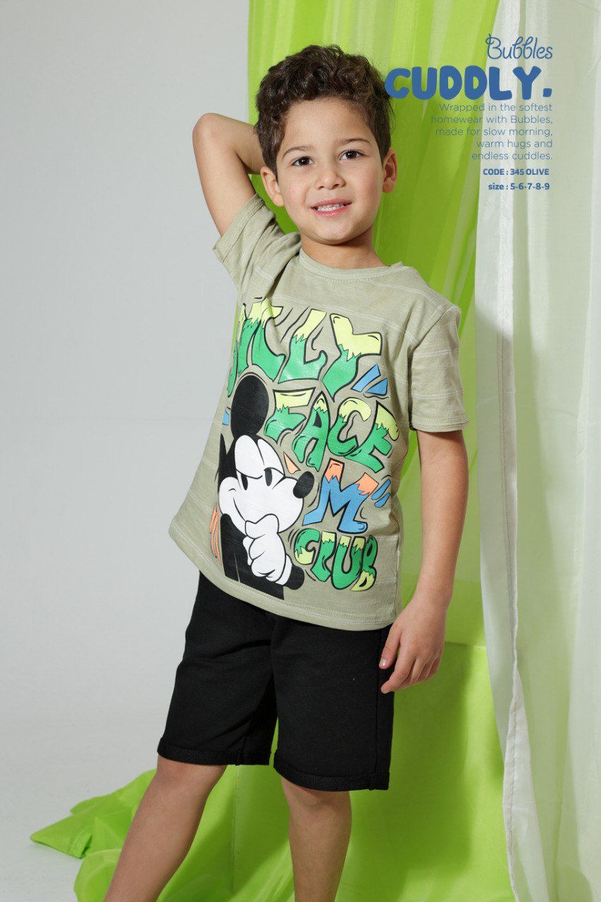 silly face pyjama - Bubbles Kids WearAll