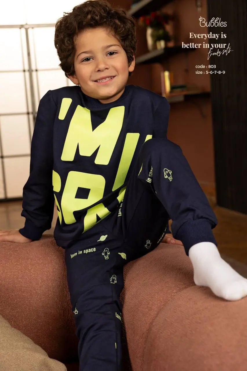 Space Pyjama – بيجامة سبيس - Bubbles Kids WearAutumn Pajama