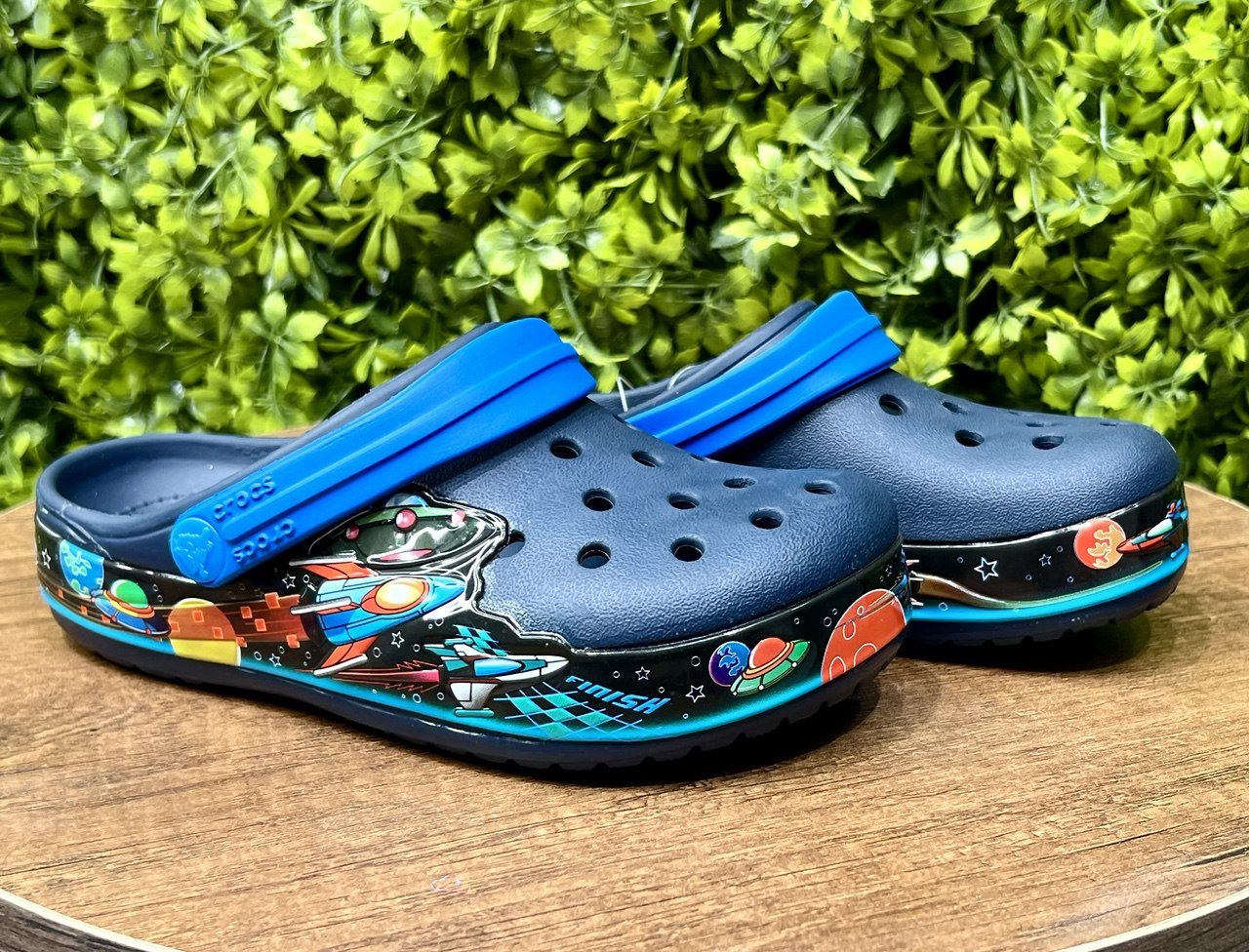 space war crocs - blue Secondary image